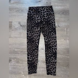 Talia leggings, size small, cheetah print, capri length.